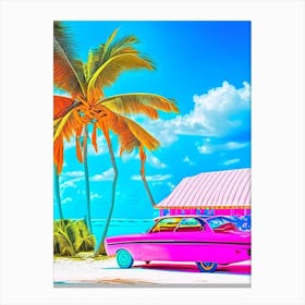 Grand Bahama Island Bahamas Pop Art Photography Tropical Destination Canvas Print