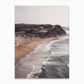 Coastal Beach Scenery Canvas Print