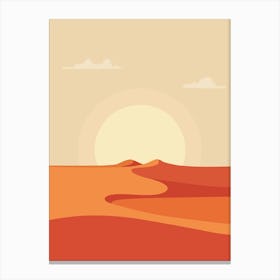 Desert Landscape 5 Canvas Print