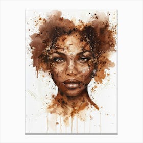 Afro-American Woman 59 Canvas Print