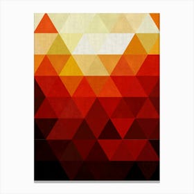 Harmonious composition of triangles 5 Canvas Print