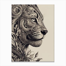 Tiger Head 3 Canvas Print