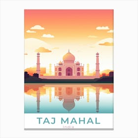 India Taj Mahal Travel 1 Canvas Print