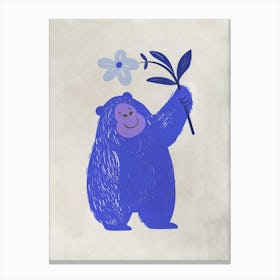 Boho Nursery 5 Monkey 3 Canvas Print