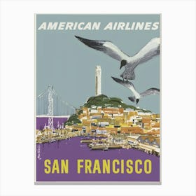 San Francisco Poster Canvas Print