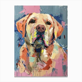Labrador Retriever Acrylic Painting 7 Canvas Print