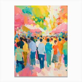 Asian Market Canvas Print