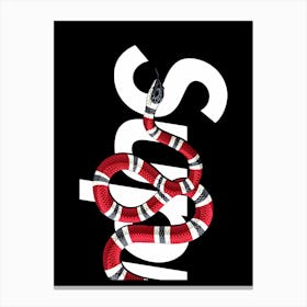 Supreme Snake Canvas Print