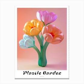 Dreamy Inflatable Flowers Poster Portulaca 2 Canvas Print