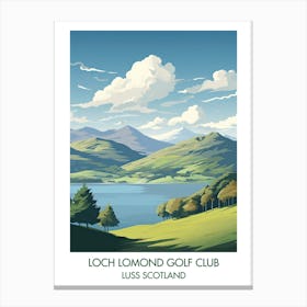 Loch Lomond Golf Club   Luss Scotland 1 Canvas Print