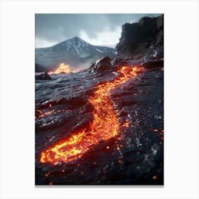 Lava Flow 1 Canvas Print