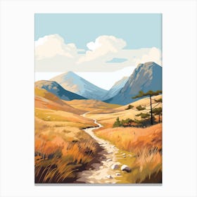 West Highland Way Ireland 5 Hiking Trail Landscape Canvas Print