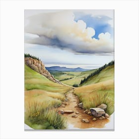 Rocky Path.2 Canvas Print