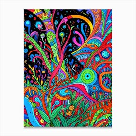 Psychedelic Painting 4 Canvas Print