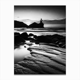 Lighthouse At Dusk 12 Canvas Print