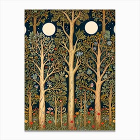 William Morris Fairy Forest Canvas Print