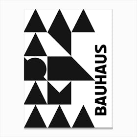 Bauhaus Logo Canvas Print