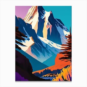 Torres Del Paine National Park Chile Pop Matisse Canvas Print