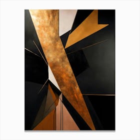 'Black And Gold' Canvas Print