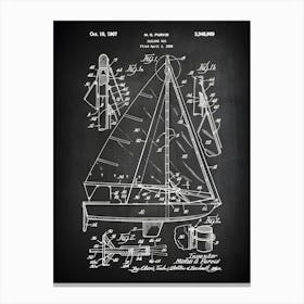 Sailboat Patent Print Sail Boat Patent Sailing Boat Art Sailing Ship Decor Sail Boat Print Sail Boat Art Patent Print Vb9691 Canvas Print