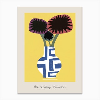 The Spiky Flower Canvas Print