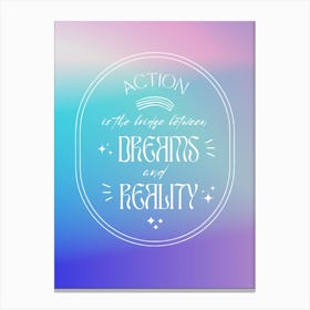 Dreams & Reality Canvas Print