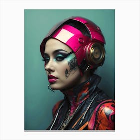 Futuristic Woman 4 Canvas Print