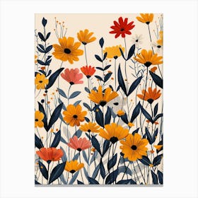 Namaqualand Daisy Groovy 30 Canvas Print