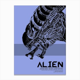 Alien artwork Canvas Print