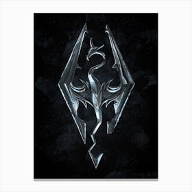 Skyrim Symbol Canvas Print