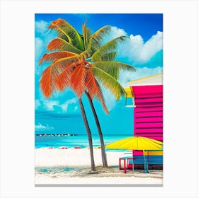 Barbados Pop Art Photography Tropical Destination Canvas Print