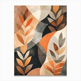 Abstract Leaves Canvas Print Canvas Print