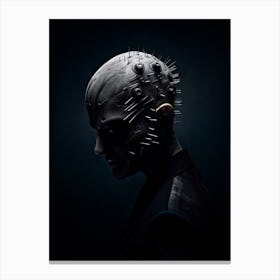 Cyberpunk Silhouette Canvas Print