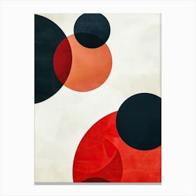 Abstract Circles, Minimalism Canvas Print