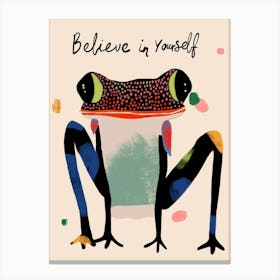 Believe And Leap Canvas Print