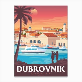 Dubrovnik Croatia Canvas Print