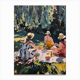 Picnic In The Garden - expressionism 3 Canvas Print