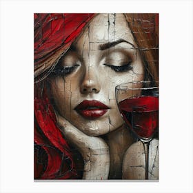 Red Wine 1 Canvas Print