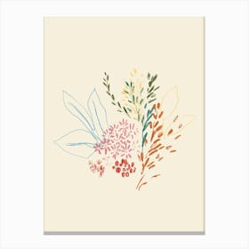 Floral Arrangement Canvas Print