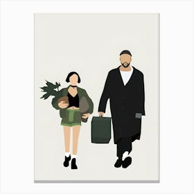 Man And A Woman 3 Canvas Print