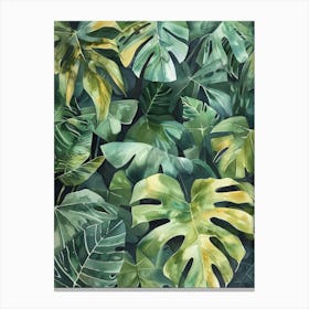 Tropical Leaves 105 Canvas Print