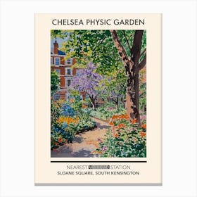 Chelsea Physic Garden London Parks Garden 5 Canvas Print