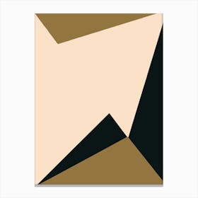 Minimal Abstract Triangle Canvas Print