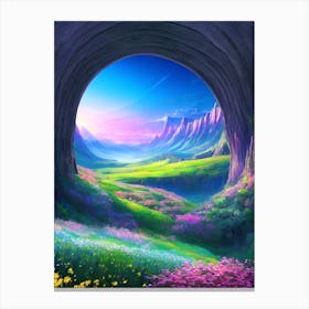 Landscape Painting, Landscape Painting, Landscape Painting 6 Canvas Print