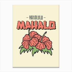 Hawaiian Hibiscus 1 Canvas Print