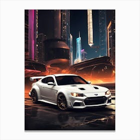 Futuristic Car Canvas Print