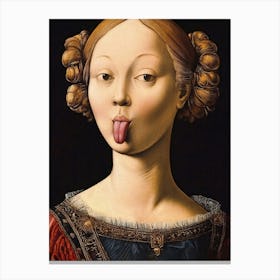 Insolent Lady Canvas Print