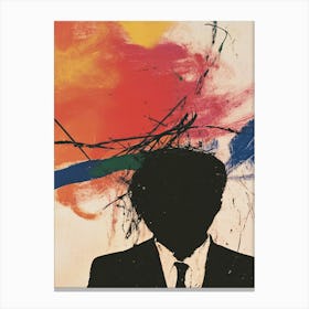 'The Man In The Suit' Canvas Print