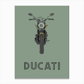 Motorbike Ducati Scrambler Canvas Print