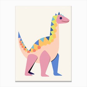 Nursery Dinosaur Art Kentrosaurus 1 Canvas Print
